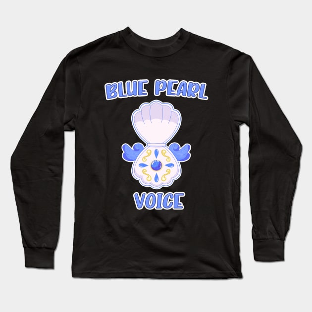 Blue Pearl Voice Long Sleeve T-Shirt by Kiroiharu